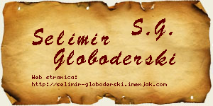 Selimir Globoderski vizit kartica